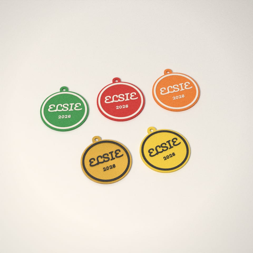 Personalised Name Christmas Bauble in 5 colours: Grass Green, Scarlet Red, Mandarin Orange, Silk Gold, Lemon Yellow
